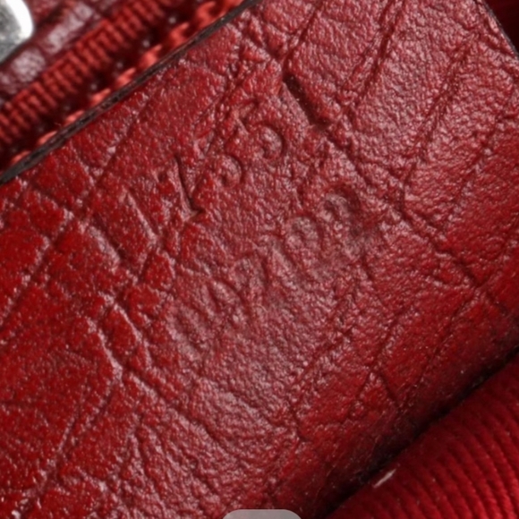 Authentic Gucci Tote Bag Supreme Coated Canvas and Leather RED ❤️❤️ - Picture 5 of 9